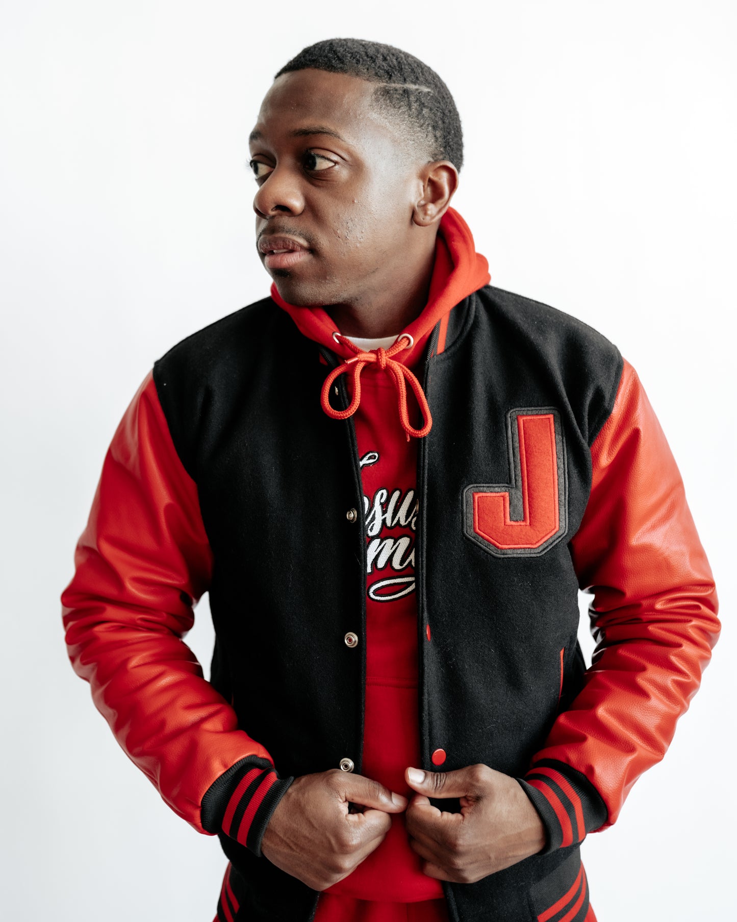 Jesus Is My Plug Varsity Jacket