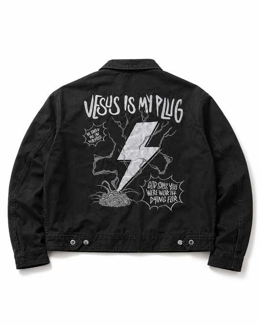 The Workman Jacket in Black | Christian Streetwear Jacket