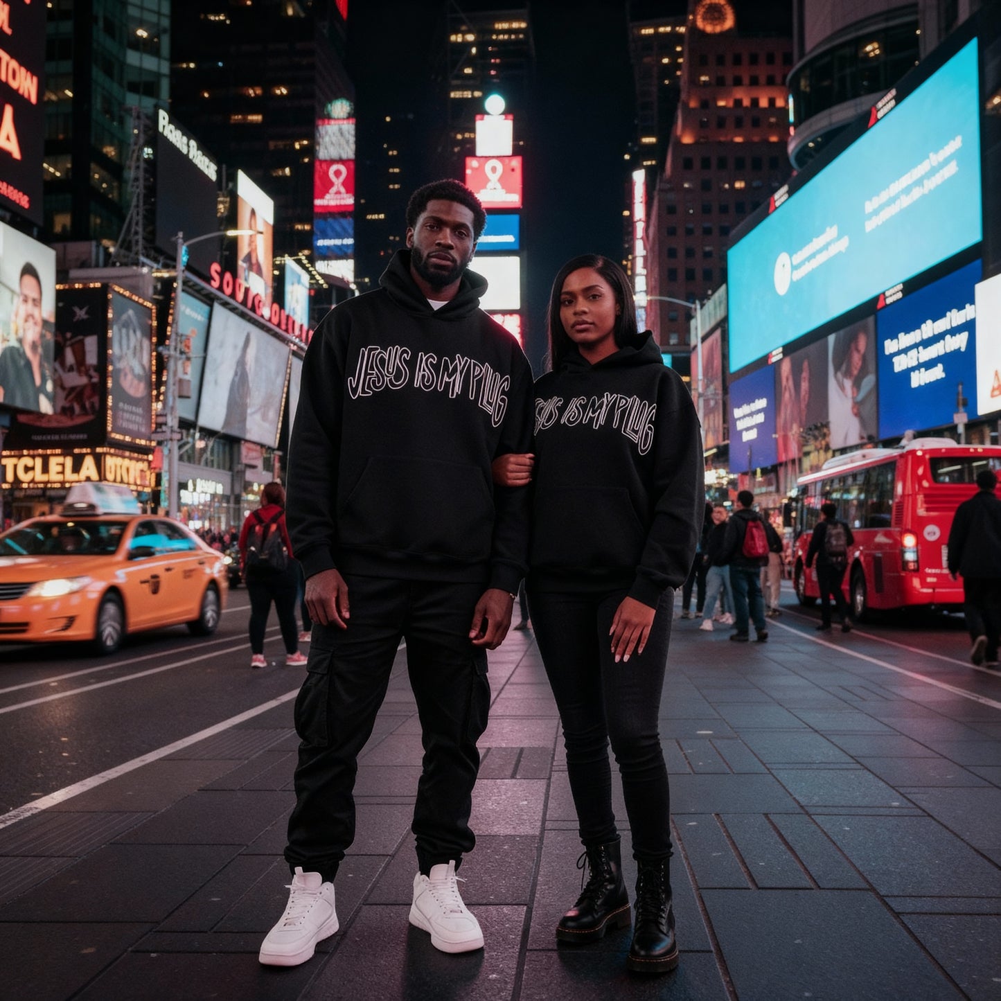 Jesus Is My Plug Black Hoodie – Christian Streetwear Faith Hoodie