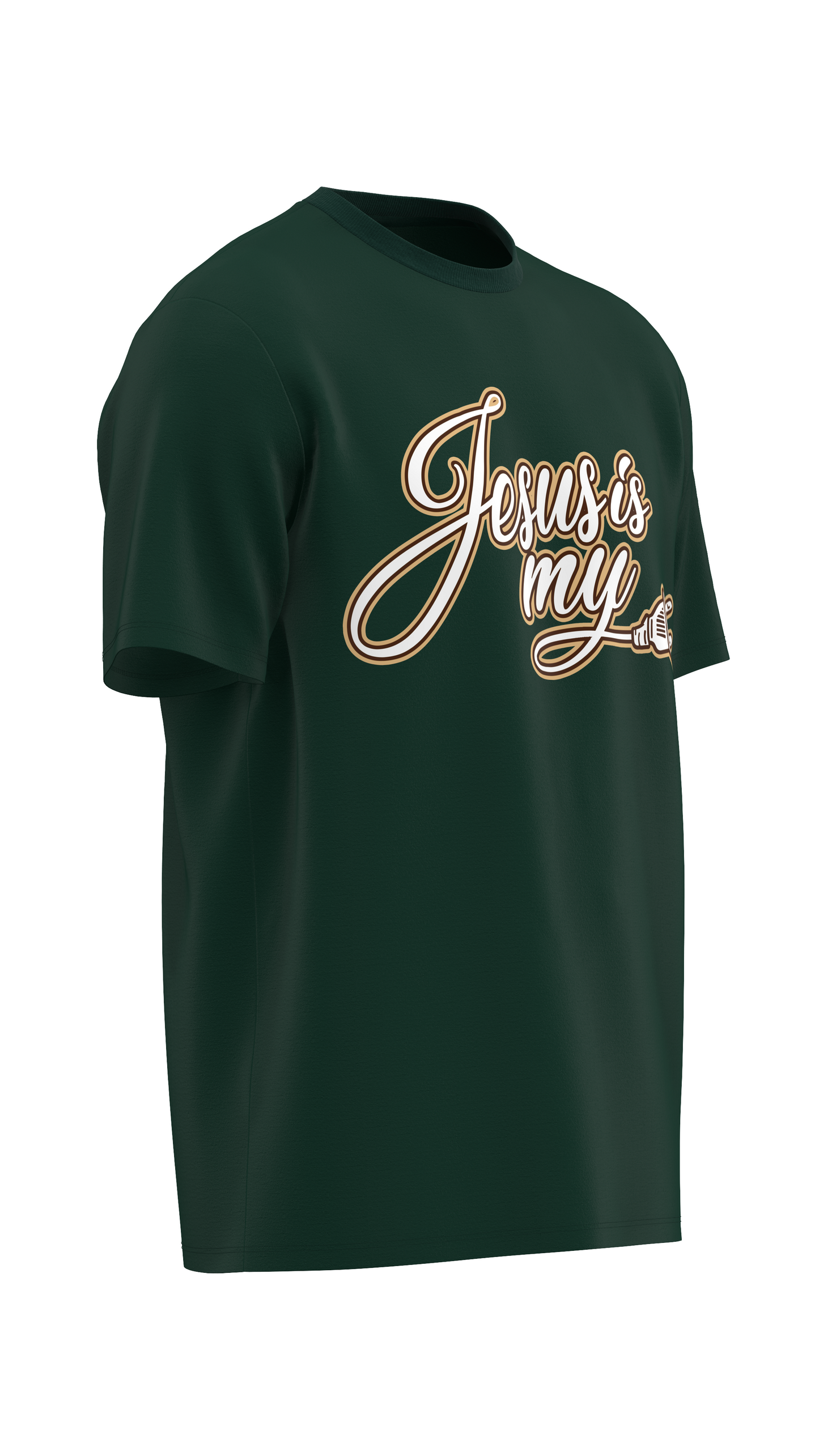 Envy Not - Green Jesus Is My Plug Logo T-Shirt