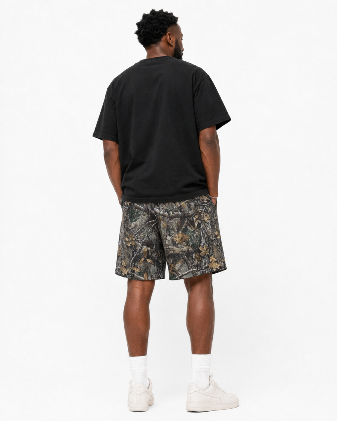 New Kingdom Camo Shorts | Unisex Christian Streetwear Shorts